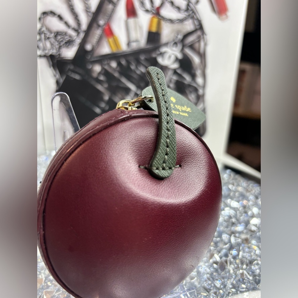 Kate Spade novelty Ma Chérie 3D Cherry Coin Purse EUC - Picture 10 of 11